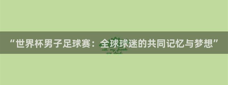 26世界杯：“世界杯男子足球赛：全球球迷的共同记忆与梦想”